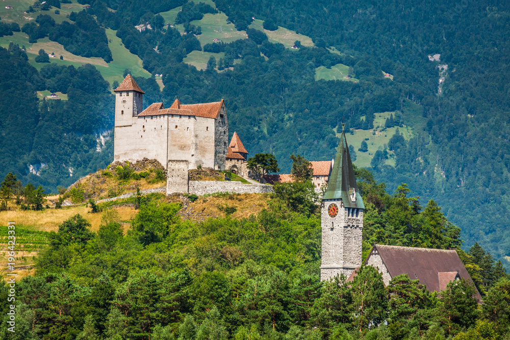Vaduz castle view, Lichtenstein