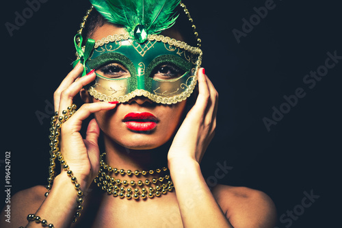 beautiful golden glamour woman