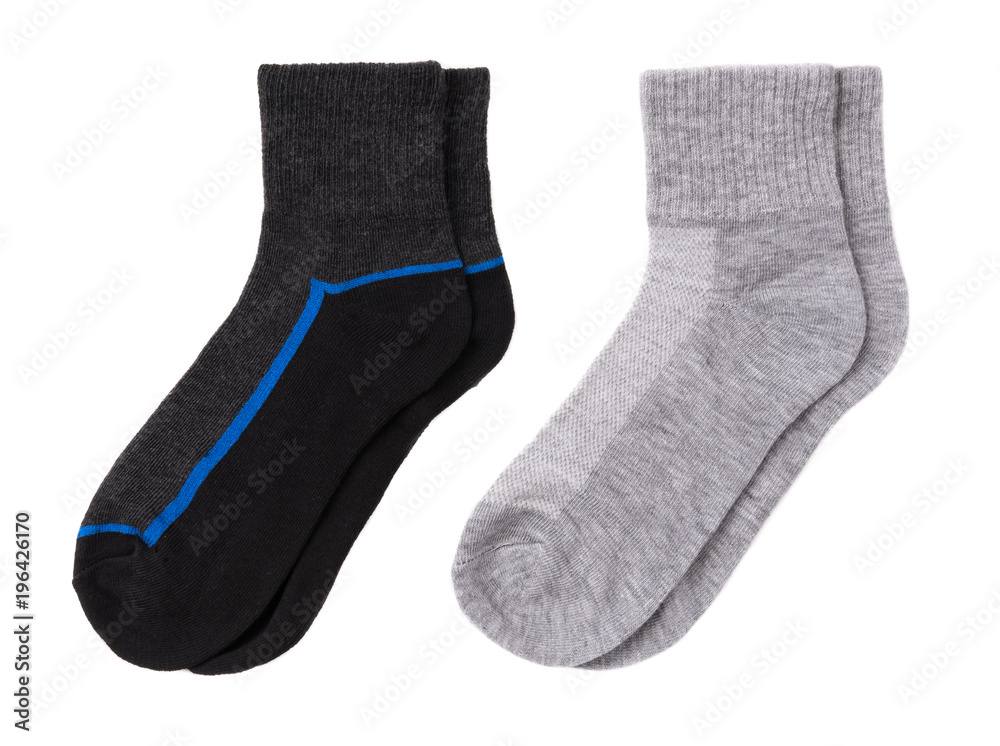 Socks isolated on white background. Socks isolated on white background.