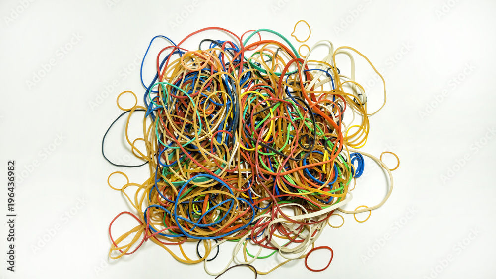 Pile of rubberbands Pile of rubberbands