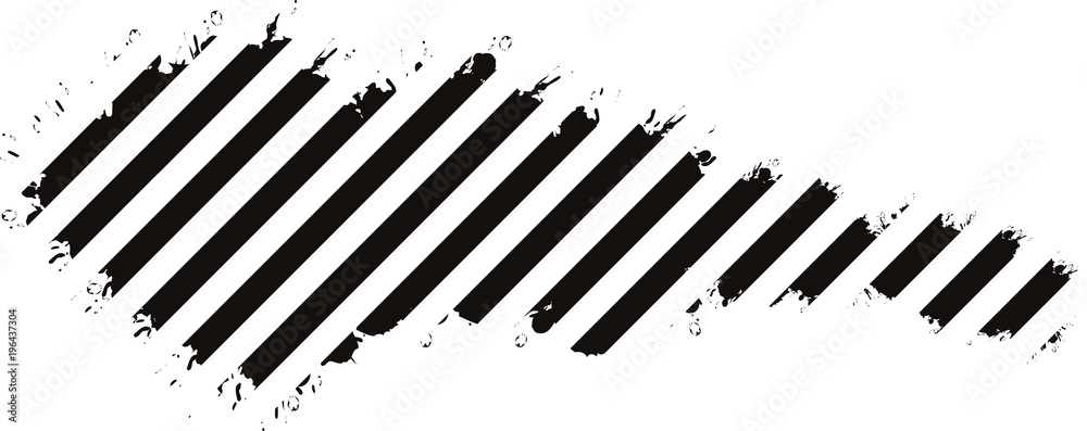 Naklejka premium White Warning pattern splash 2