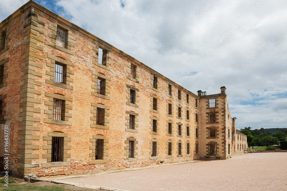 The penitentiary building at Port Arthur in Tasmania, Australia