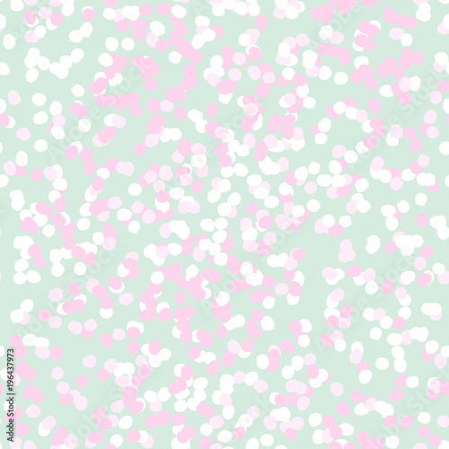 Wallpaper Mural Spring Tender Colorful Seamless Pattern. Circles, Spots and Dots Endless Textures. Perfect for Pastel Background and Surface Design. Torontodigital.ca