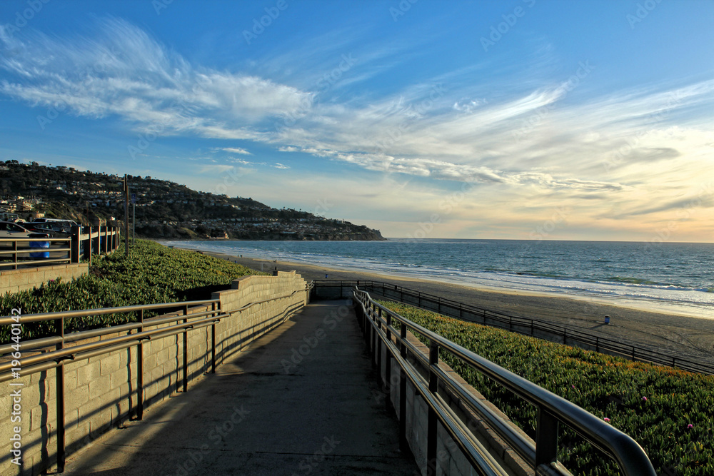 Pathway Down to Torrance Beach, Los Angeles, California