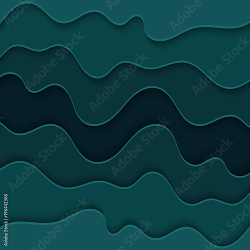 Abstract blue wavy background. Background with waves. 