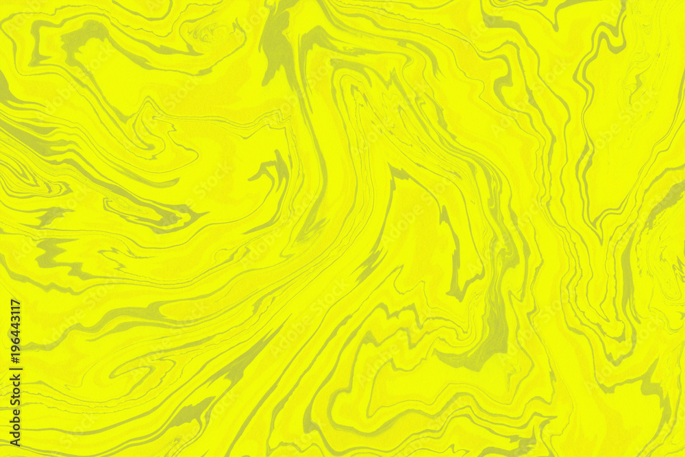 Suminagashi marble texture hand painted with yellow ink. Digital paper 1784 performed in traditional japanese suminagashi floating ink technique. Dramatic liquid abstract background. Suminagashi marble texture hand painted with yellow ink. Digital paper 1784 performed in traditional japanese suminagashi floating ink technique. Dramatic liquid abstract background.