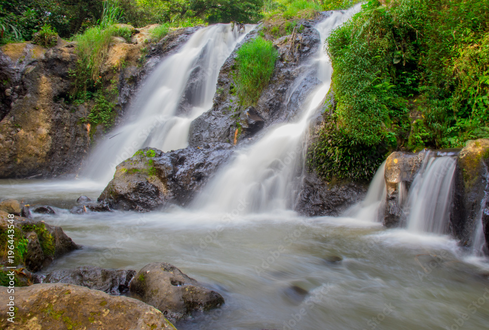 A beautiful waterfall from Maribaya Bandung West Java A beautiful waterfall from Maribaya Bandung West Java