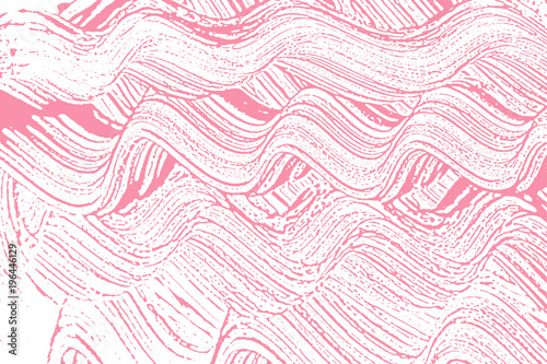 Natural soap texture. Amusing bright pink foam trace background. Artistic actual soap suds. Cleanliness, cleanness, purity concept. Vector illustration.
