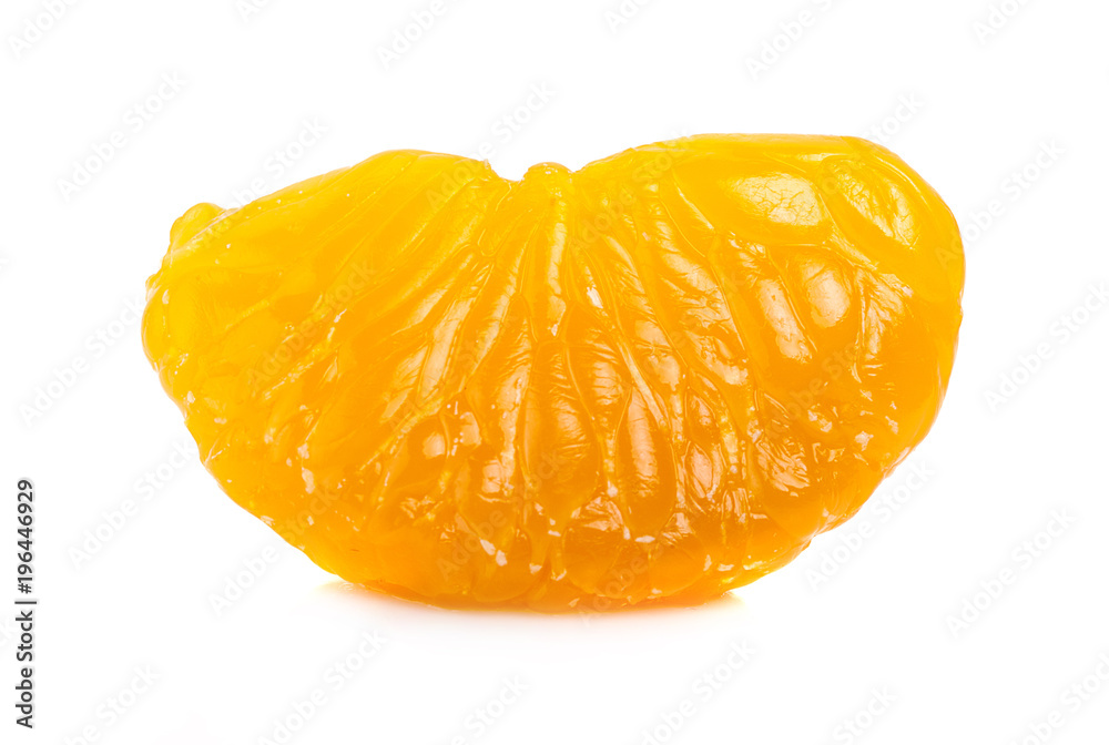 Orange slice isolated on white background Orange slice isolated on white background