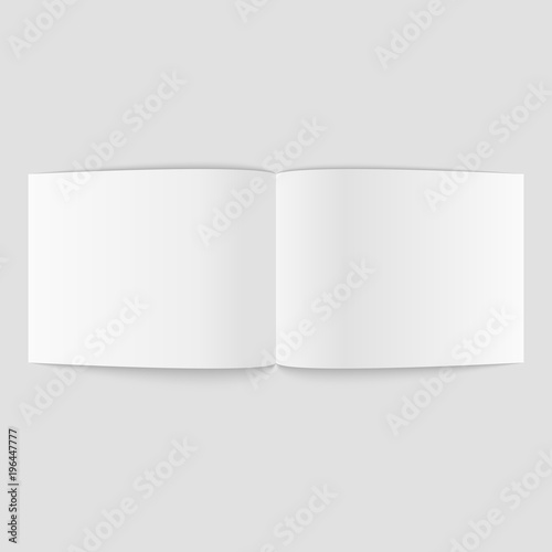 Blank of brochure, flyer, magazine or business card. Vector.