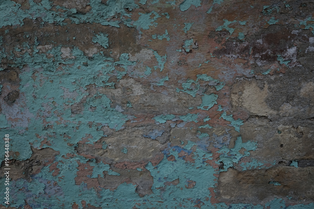 blue old brick wall blue old brick wall