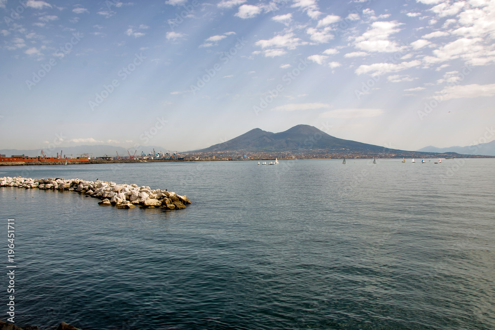 view of Naples gulf