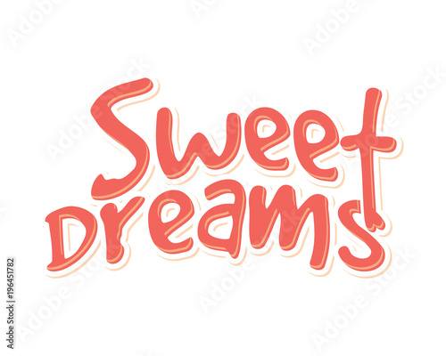sweet dreams alphabet typography font text image vector icon 2
