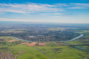 Fototapete Luftbild Pocket-Greenhaven aus der Vogelperspektive  © Kit Leong