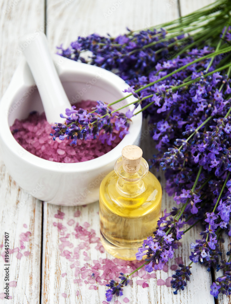 Spa products with lavender Spa products with lavender