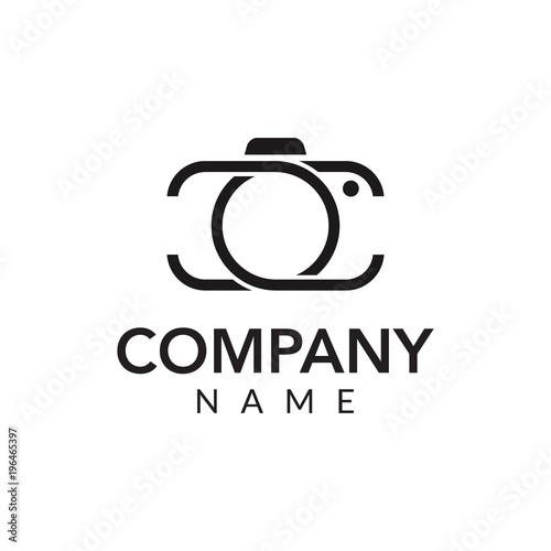 Photography vector logo icon illustration

