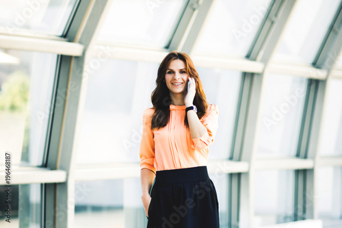 business girl with phone in the office Free Download business girl with phone in the office - GFXLoad