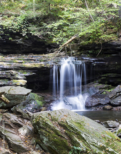 Waterfall at Ricketts Glen, PA photo