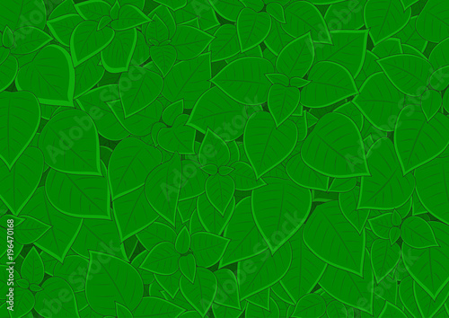 Big dense foliage carpet background texture