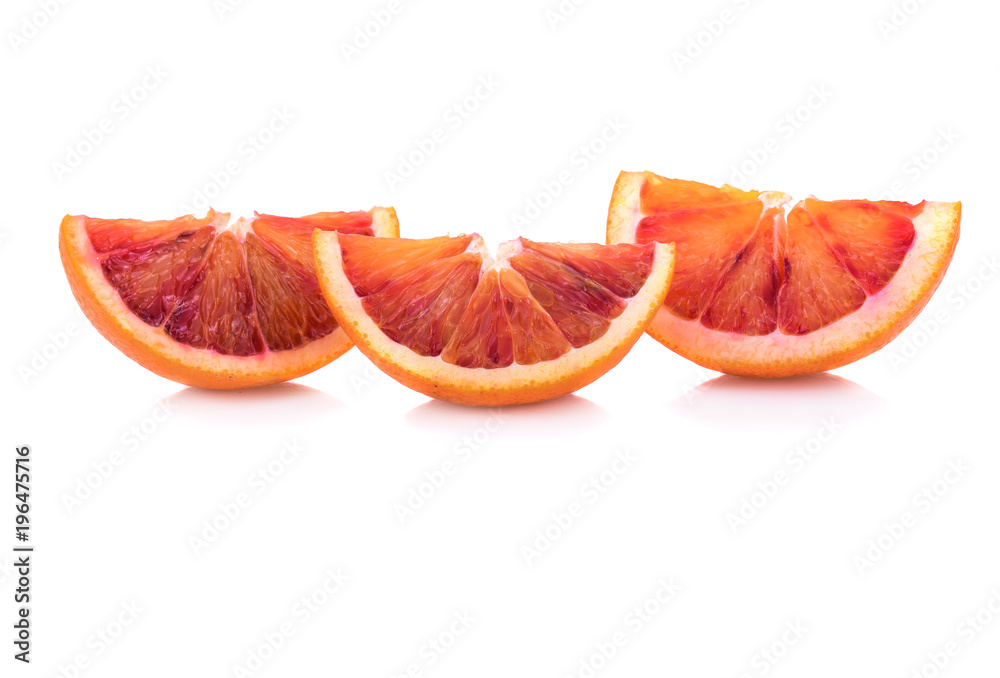 blood orange isolated on white background blood orange isolated on white background