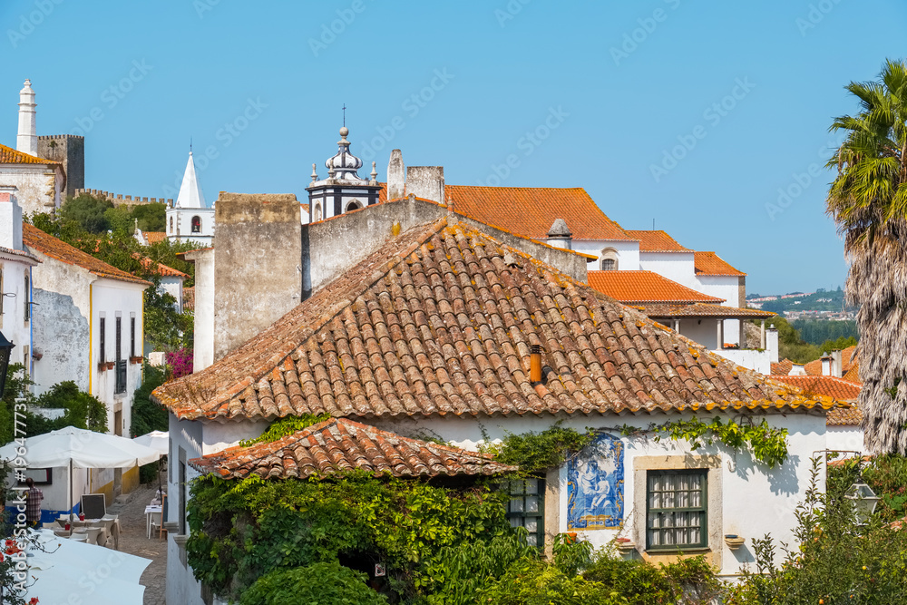 Cityscape of Obidos. Estremadura, Portugal