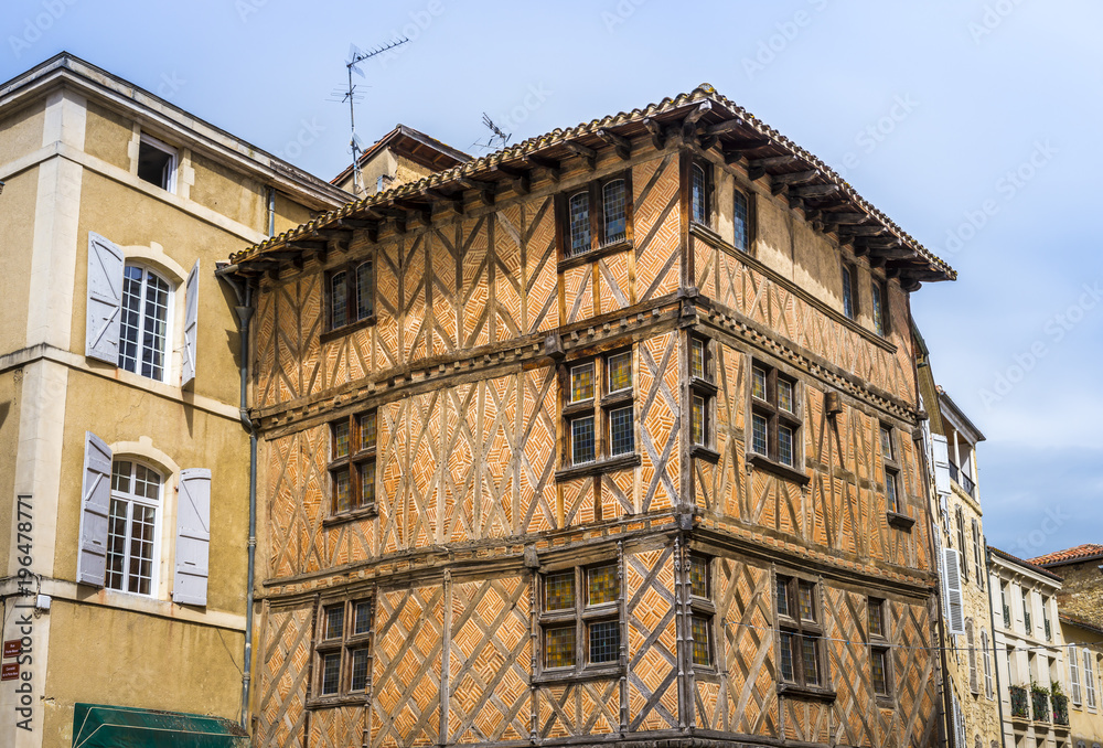 Maison médiévale à Auch dans le Gers en Occitanie, France Maison médiévale à Auch dans le Gers en Occitanie, France