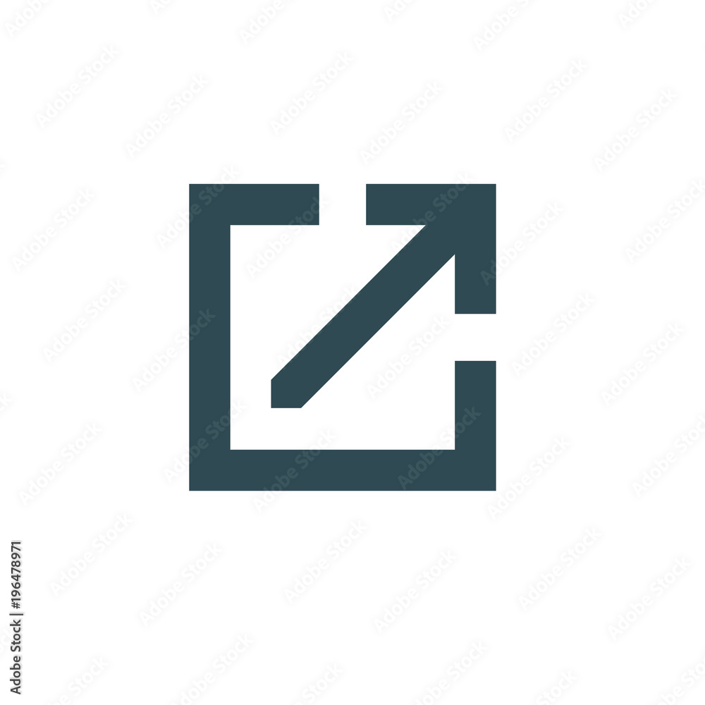 External Link Icon with arrow & box pointing External Link Icon with arrow & box pointing