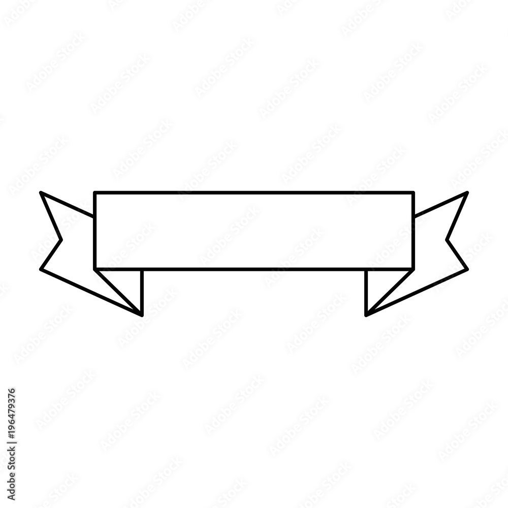 ribbon frame isolated icon ribbon frame isolated icon