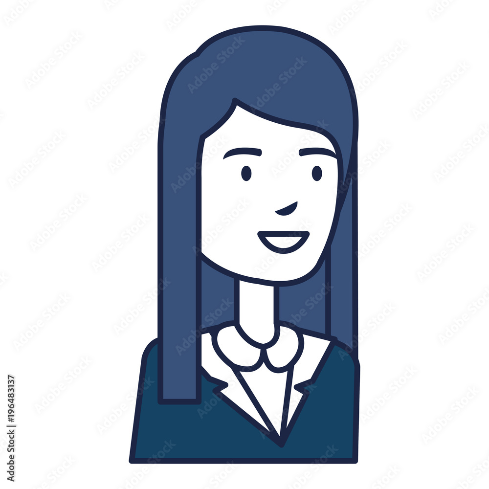 beautiful businesswoman avatar character vector illustration design beautiful businesswoman avatar character vector illustration design