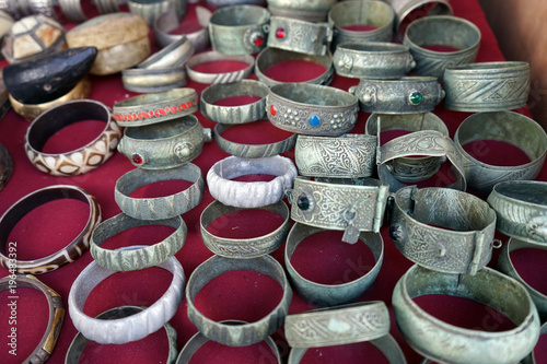 Jewelry on the table