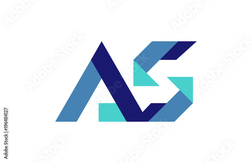 AS Ribbon Letter Logo Free Download AS Ribbon Letter Logo - GFXLoad