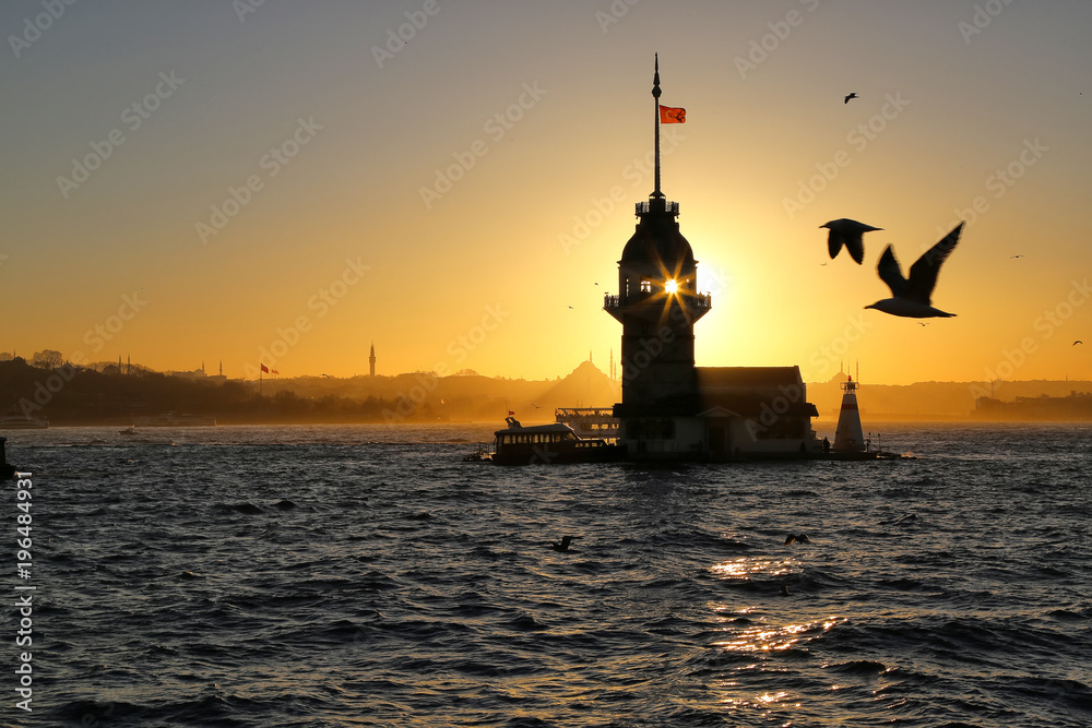 maiden tower in Istanbul