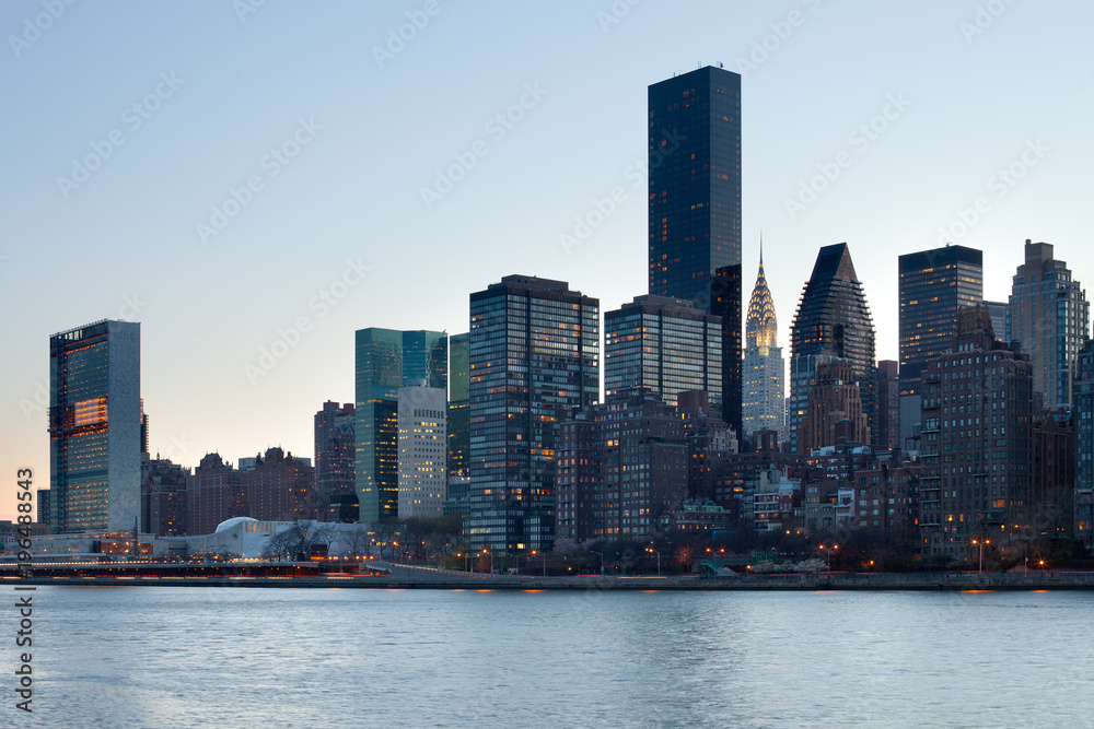Skyline of midtown, Manhattan, New York City, NY, USA