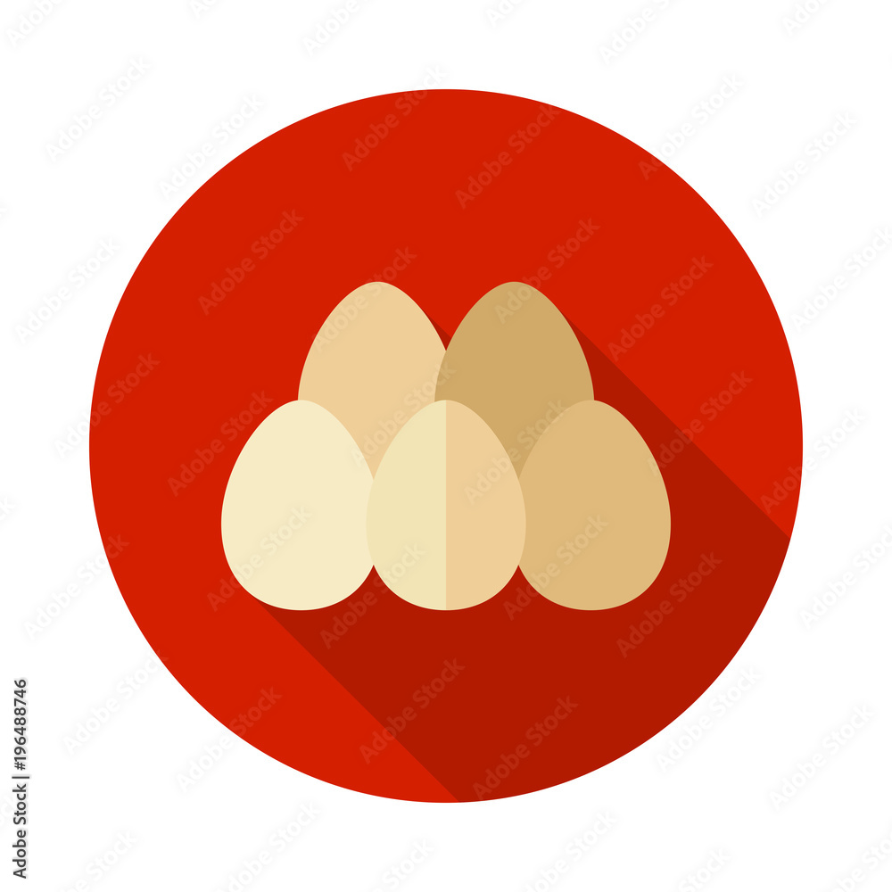 Chicken eggs vector icon Chicken eggs vector icon