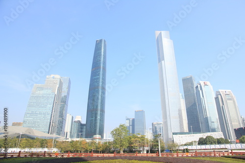 Skyline of Guangzhou, China © marcuspon