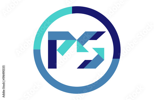 PS Global Blue Ribbon letter Logo