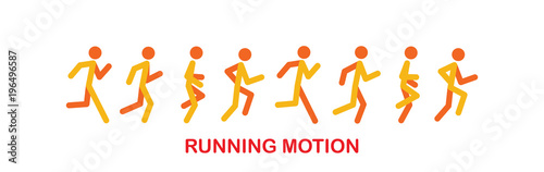 Running and jogging people. Sport run people silhouette, illustration run and jogging people. runing motion. vector illustration