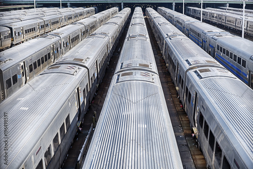 Trains In Hudson Yard