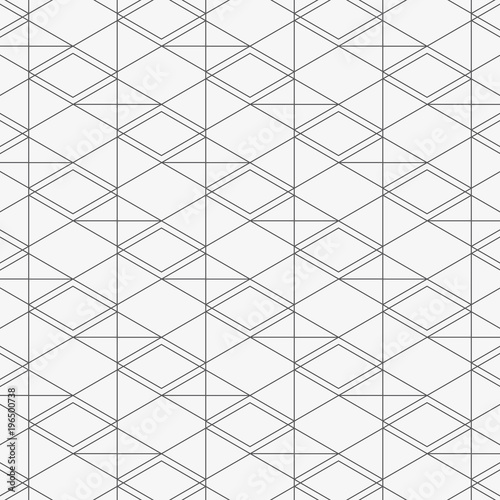 geometric vector pattern, repeating linear square diamond shape rhombus. graphic clean design for fabric, event, wallpaper etc. pattern is on swatches panel.