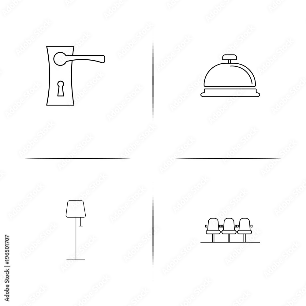 Travel simple linear icon set.Simple outline icons