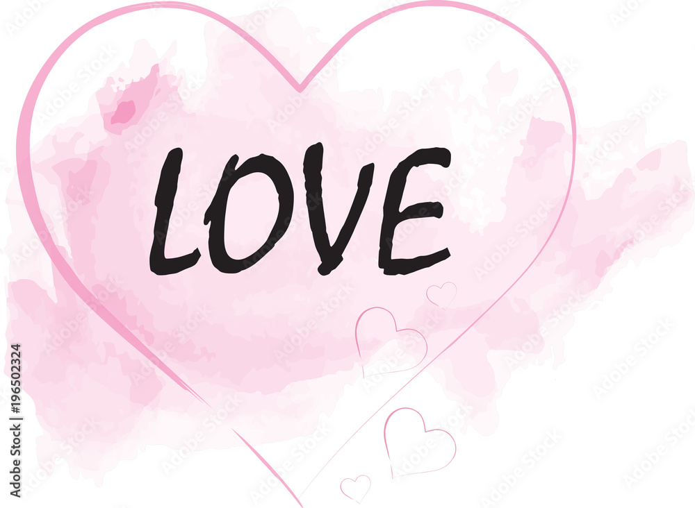 Fototapeta premium wasserfarben-logo-rose