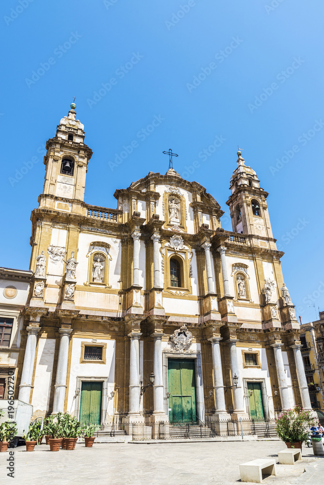 The Church of San Domenico in Palermo in Sicily, Italy