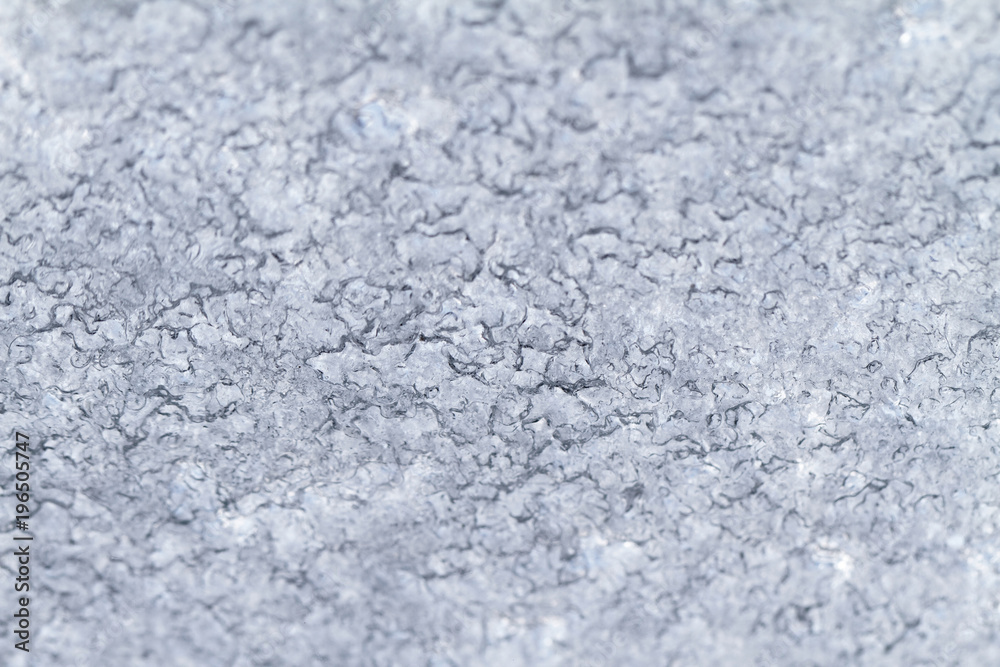 Obraz premium Ice from the window