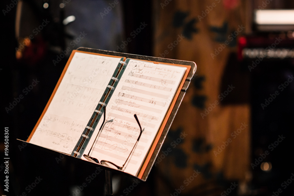 Naklejka premium Nuty