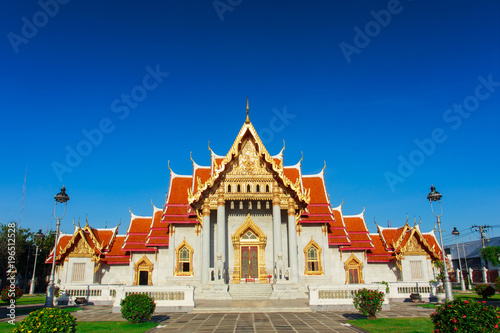 The Marble Temple, Wat Benchamabopit Dusitvanaram in Bangkok, Thailand © PRASERT
