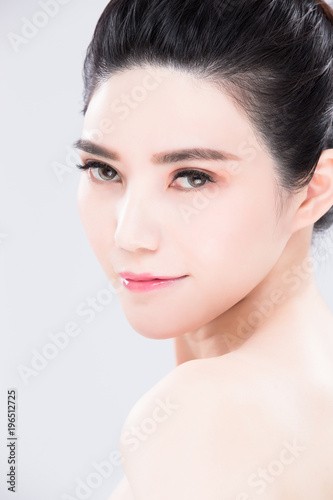 woman beauty skin care concept