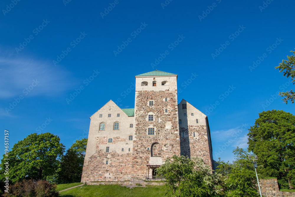 Turku Castle in the city of Turku in Finland. 

Turku Castle is a medieval building founded in the late 13th century.