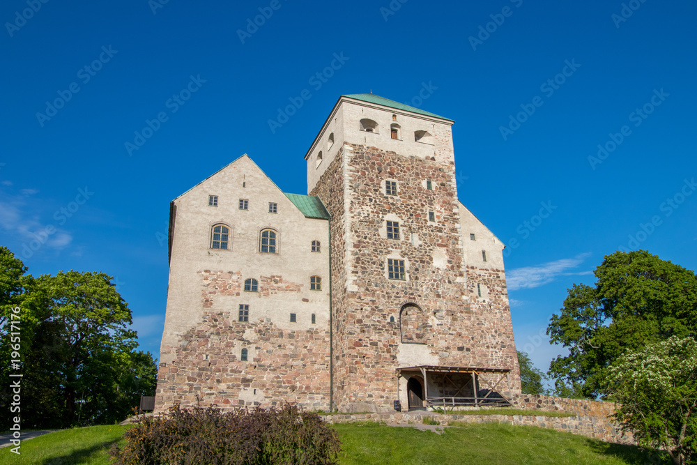 Turku Castle in the city of Turku in Finland. 

Turku Castle is a medieval building founded in the late 13th century.