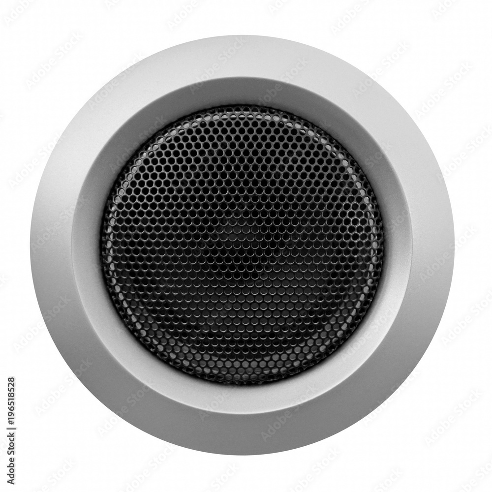 Fototapeta premium Texture background of an old speaker grille