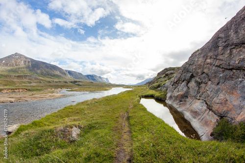 Tundra Landschaftsfotos vom Sommer in Grönland / Kalaallit Nunaat /Sisimiut photo